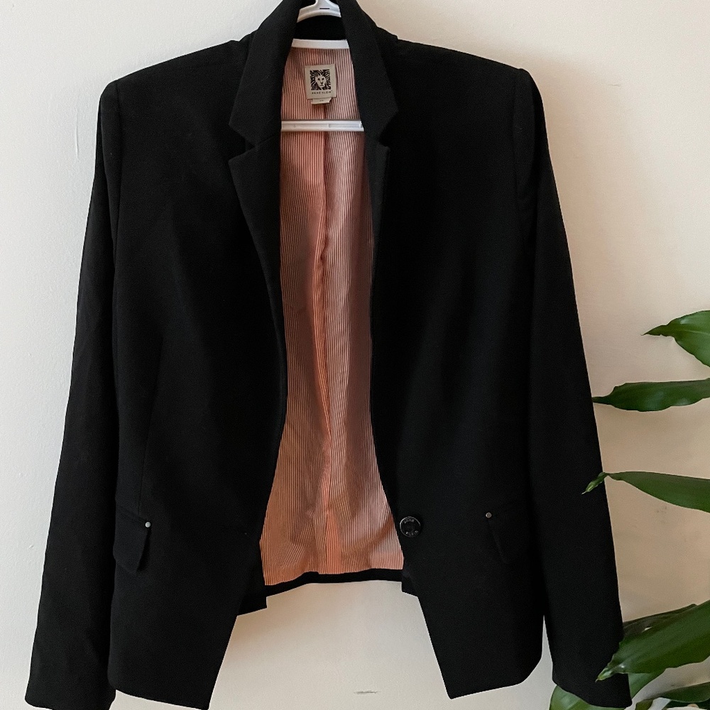 Anne Klein Black Blazer Jacket